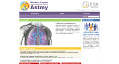 Desktop Screenshot of mojaastma.org.pl